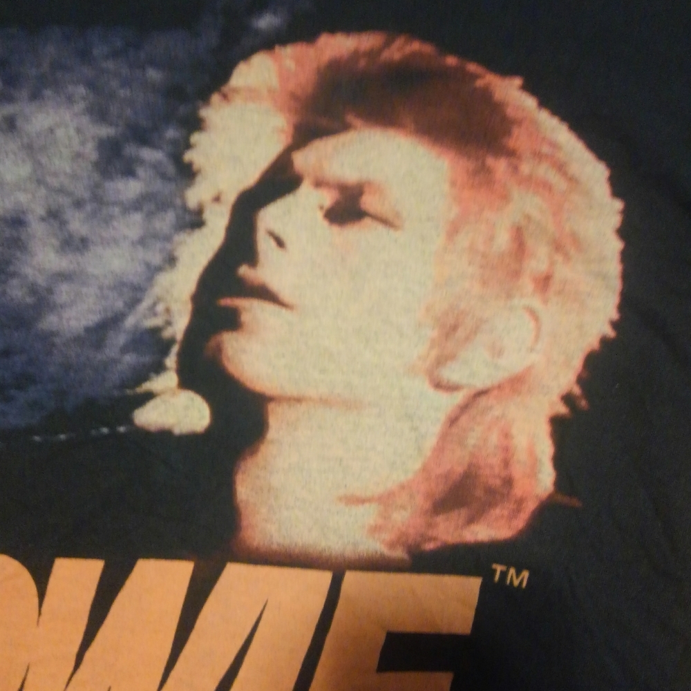 🎵 David Bowie 🎤 Shirt ⭐ Ziggy Stardust Shirt Large 🎶 Band Concert Tee 70s 🔥 - Picture 7 of 7
